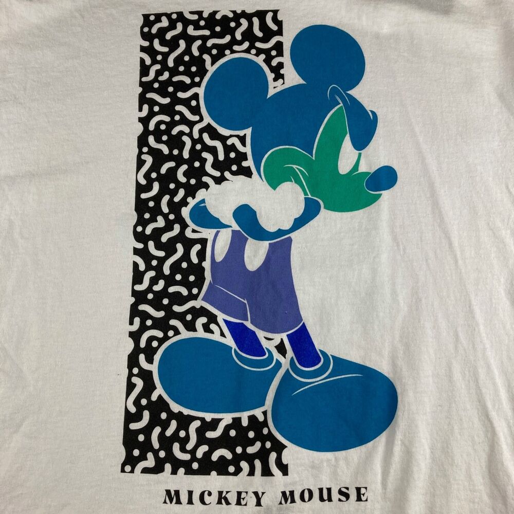 Disney x Neff Mens 3XL Angry Mickey Mouse Graphic T-Shirt White